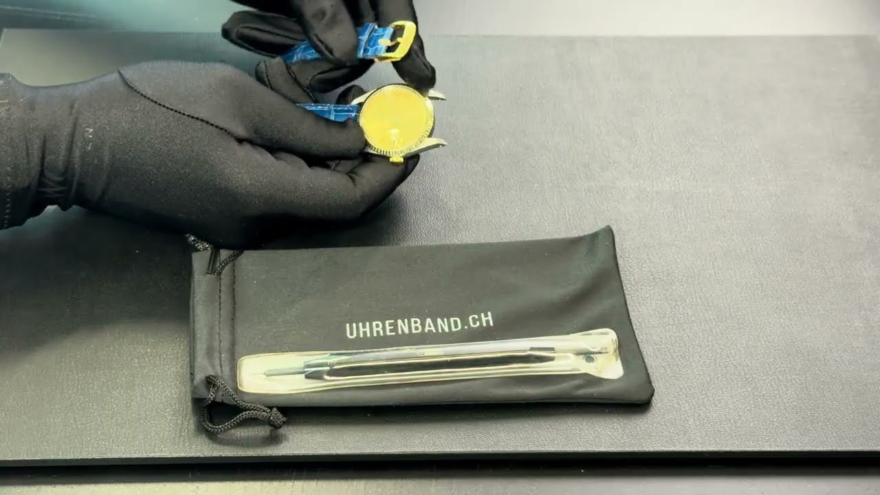 Das Wechseln eines Uhrenarmbands ist ganz einfach (Video-Vorschaubild)!