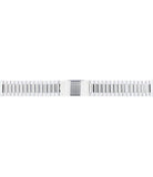 Elegantes Metallarmband für Uhren, 18/20 mm